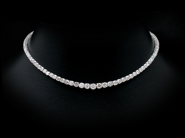 Picture of Elegant Diamond Tennis Necklace