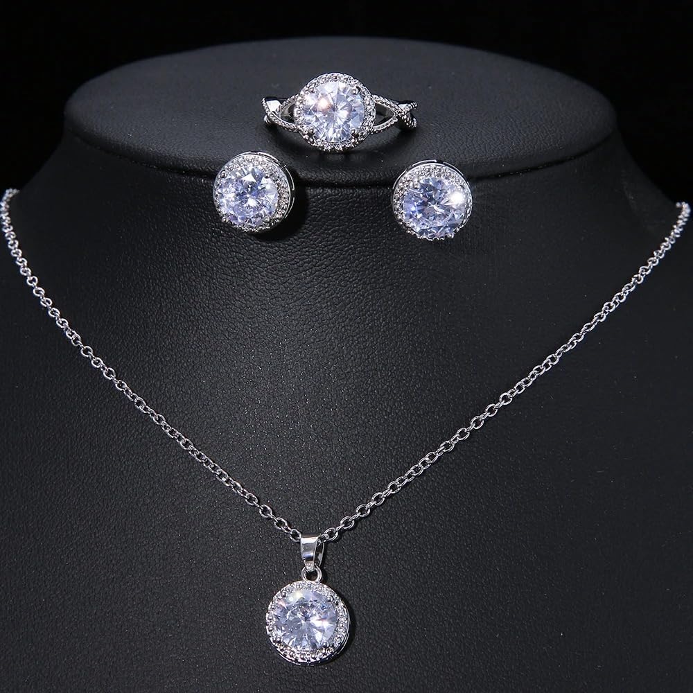 Picture of Glamorous Crystal Jewelry Set